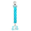 Clip Protege Chupetes Fashion Azul 0 Meses+ Clip Protege Chupetes Fashion Azul 0 Meses+